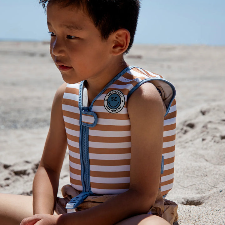 Swim Essentials | Swim Vest Softlines Brown