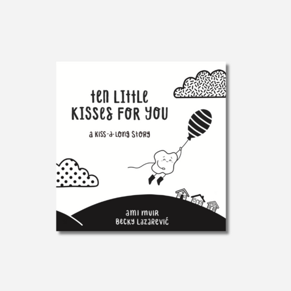 Ten little kisses board book available from www.thecollectivenz.com