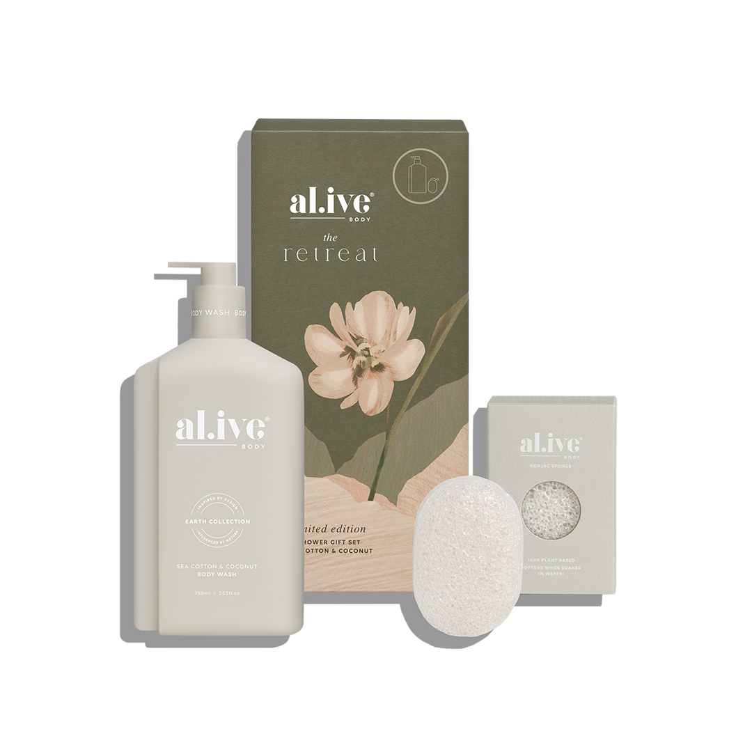 Transform your shower ritual into a serene escape with the Sea Cotton & Coconut Shower Gift Set. Infused with the calming scents of sea cotton and creamy coconut available from www.thecollectivenz.com