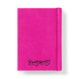 Pink notebook with 'Brass Monkey' branding on a white background