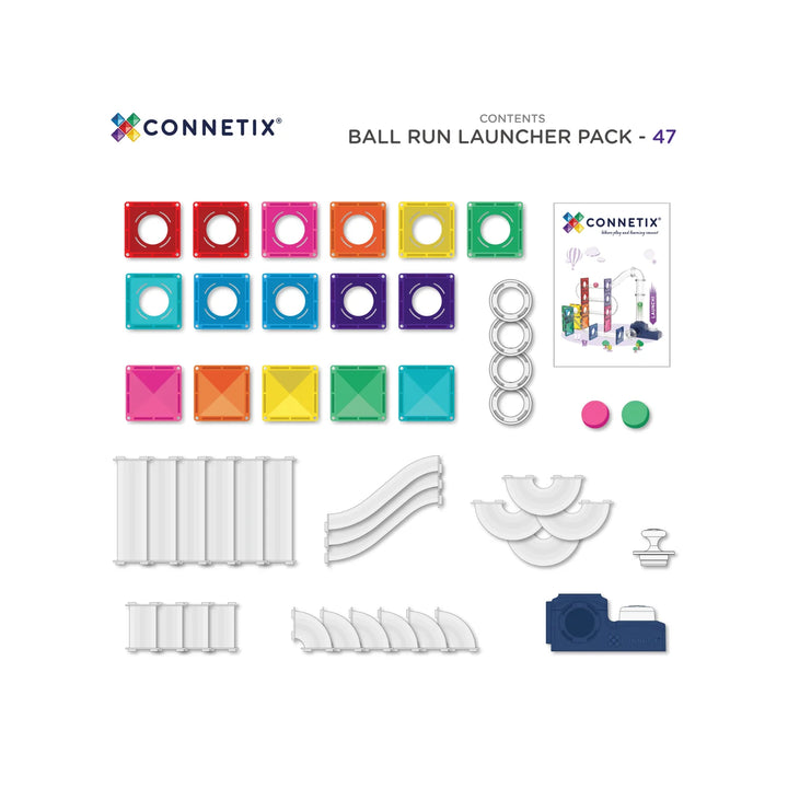 Connetix Ball Run Launcher Pack 47 pc