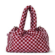 Crimson Haze Marshmallow Midi Tote