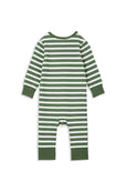Milky green stripe romper available from www.thecollectivenz.com