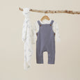 Aster & Oak dark chambray overalls available from www.thecollectivenz.com