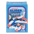 Speed Glider toy packaging with airplane illustration on a blue background