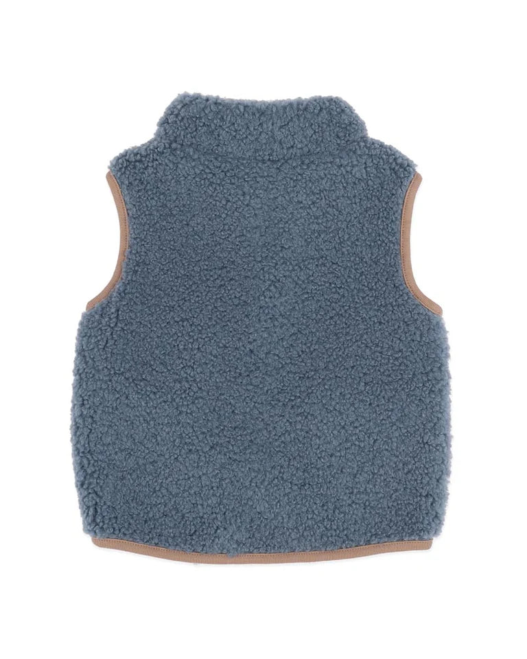 Blue Sherpa Vest