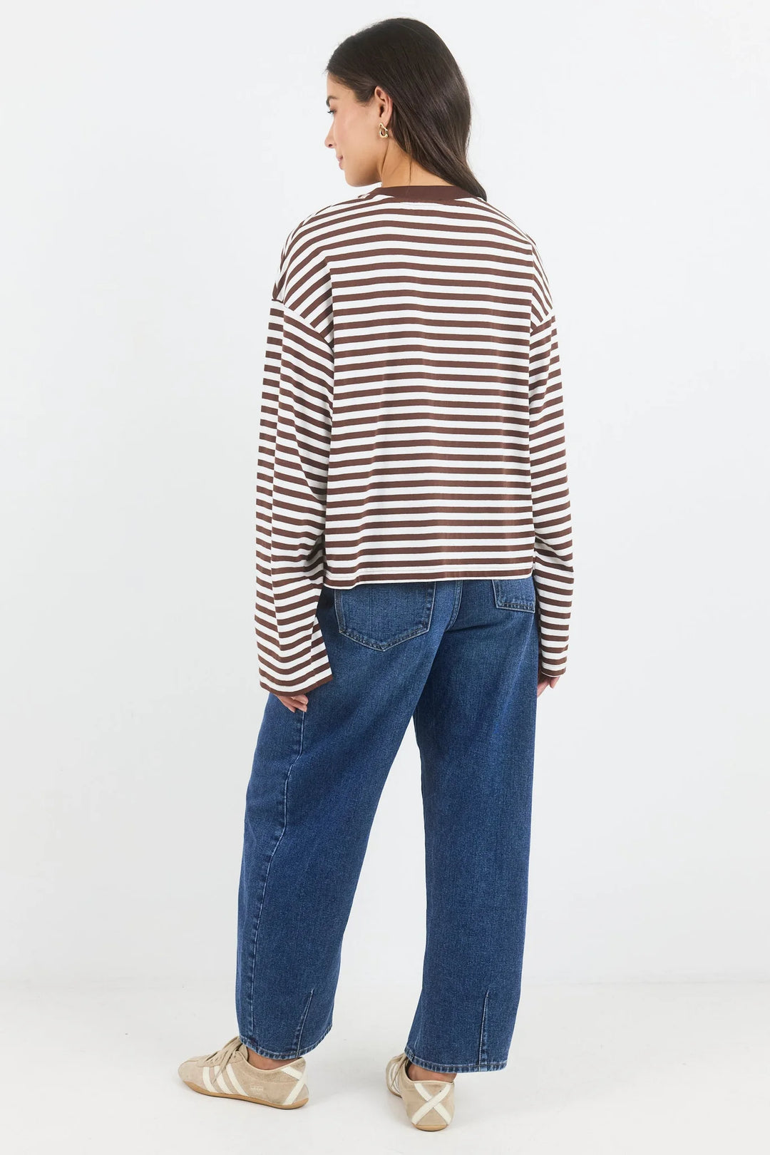 Unite Chocolate Stripe L/S Tee
