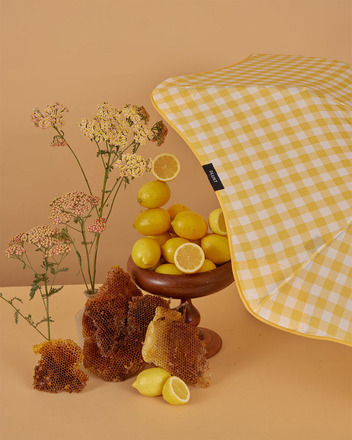 Blunt umbrella classic lemon & honey umbrella available from www.thecollectivenz.com