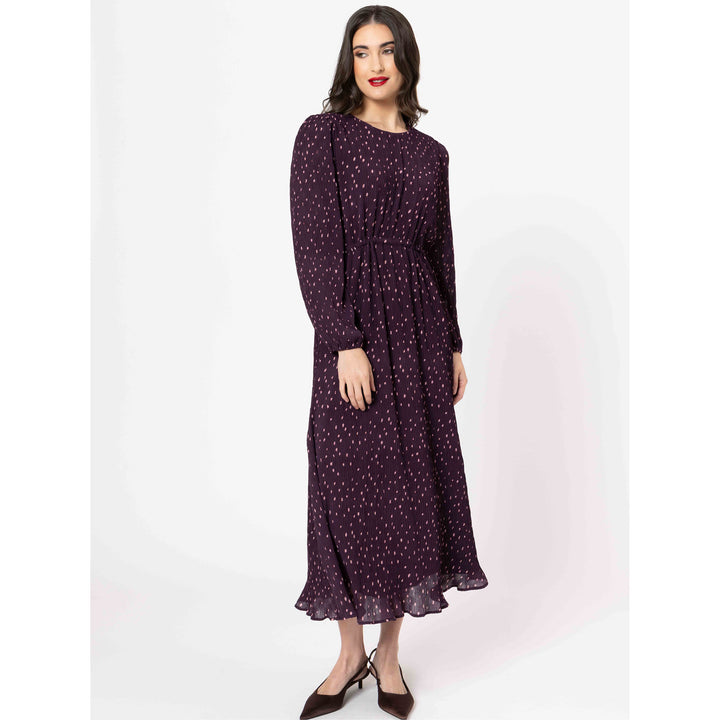 Cat Walk Maxi Shift Dress - Cranberry Crush