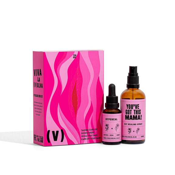 Viva La Vulva  perineal spray kit available from www.thecollectivenz.com