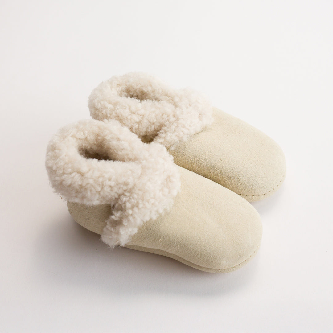 Woolbabe Lambskin Booties - Toetoe