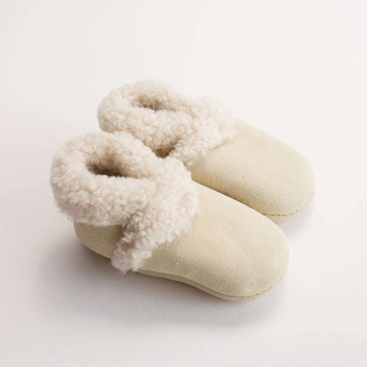 Woolbabe Lambskin Booties - Toetoe