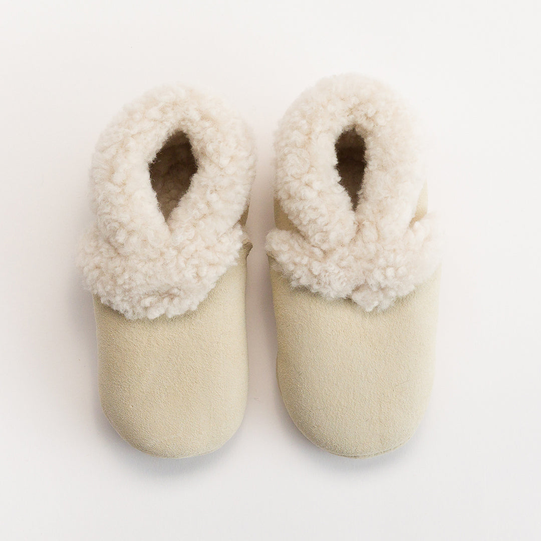 Woolbabe Lambskin Booties - Toetoe