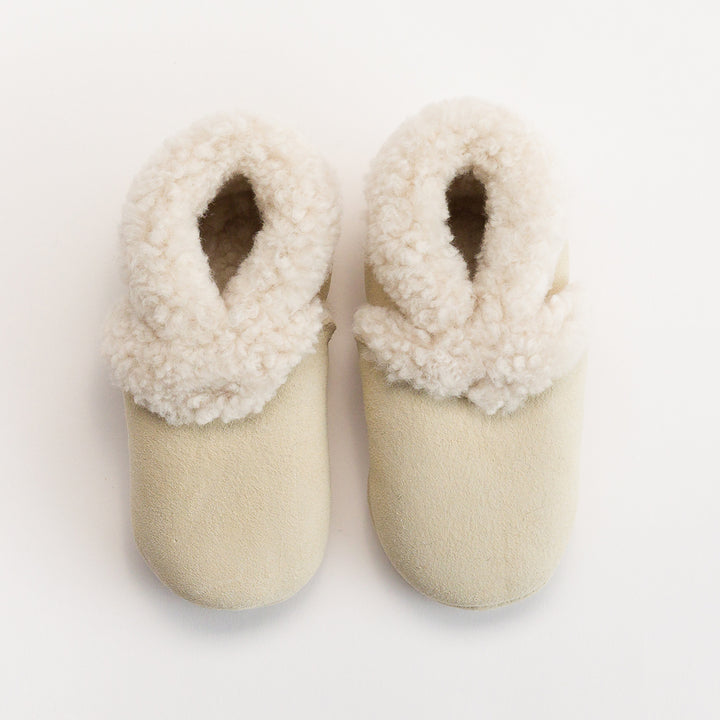 Woolbabe Lambskin Booties - Toetoe