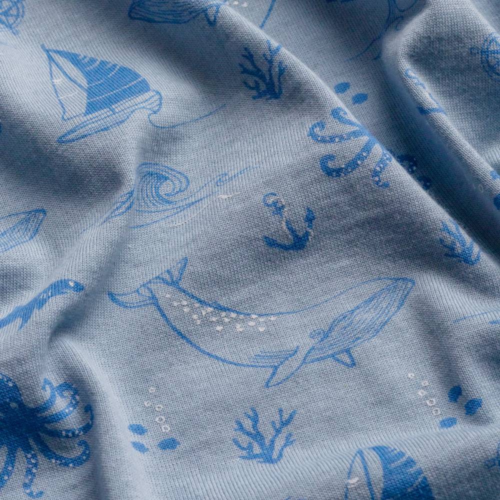 Woolbabe Duvet Front Zip Sleeping Bag - Glacier Sail Away