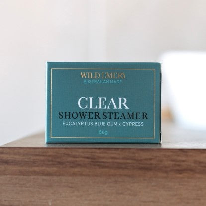 Eucalyptus blue gum and cypress (Clear) Shower Steamer