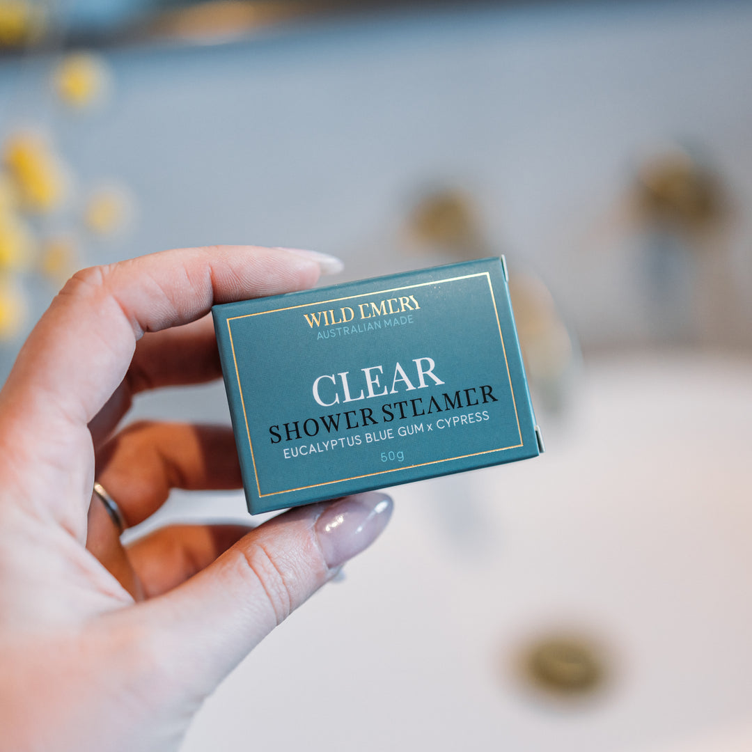 Eucalyptus blue gum and cypress (Clear) Shower Steamer