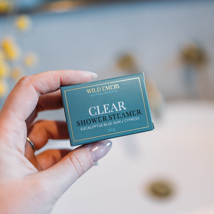 Eucalyptus blue gum and cypress (Clear) Shower Steamer