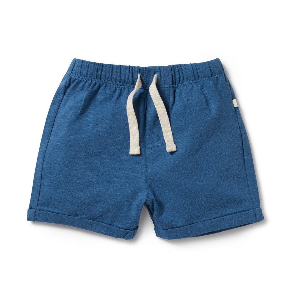 Wilson & Frenchy dark blue tie front short available from www.thecollectivenz.com