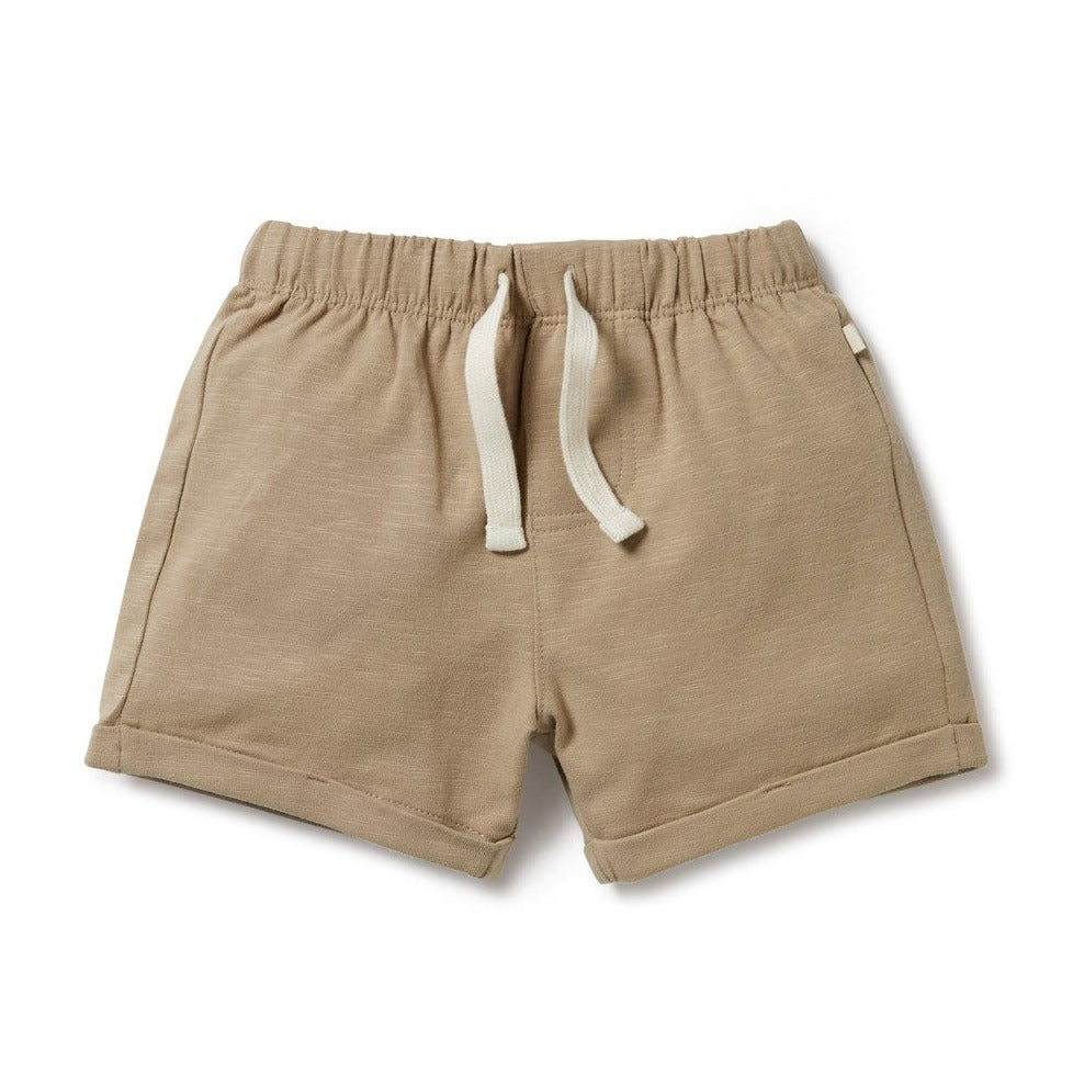 Wilson & Frenchy driftwood tie front shorts available from www.thecollectivenz.com