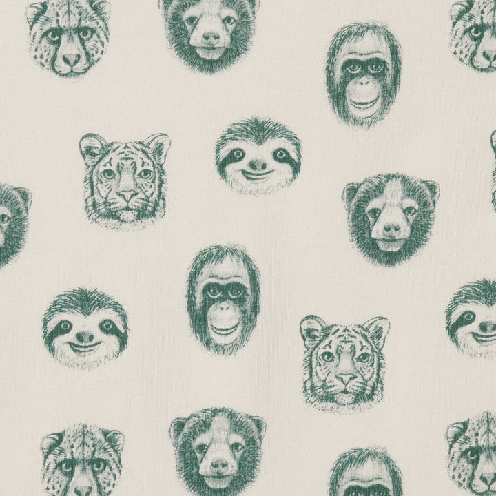 Wilson & Frenchy hello jungle bassinet sheet set available from www.thecollectivenz.com