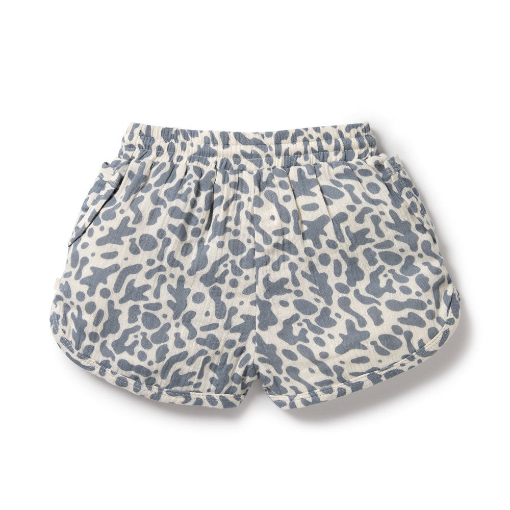 Wilson & Frenchy blue coral shorts available from www.thecollectivenz.com