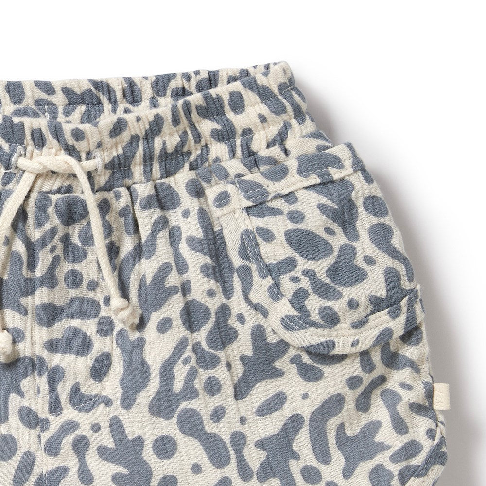 Wilson & Frenchy blue coral shorts available from www.thecollectivenz.com