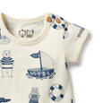 Wilson & Frenchy nautical bear bodysuit available from www.thecollectivenz.com