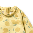 Lemon Drop Cutwork Rashie Swimset