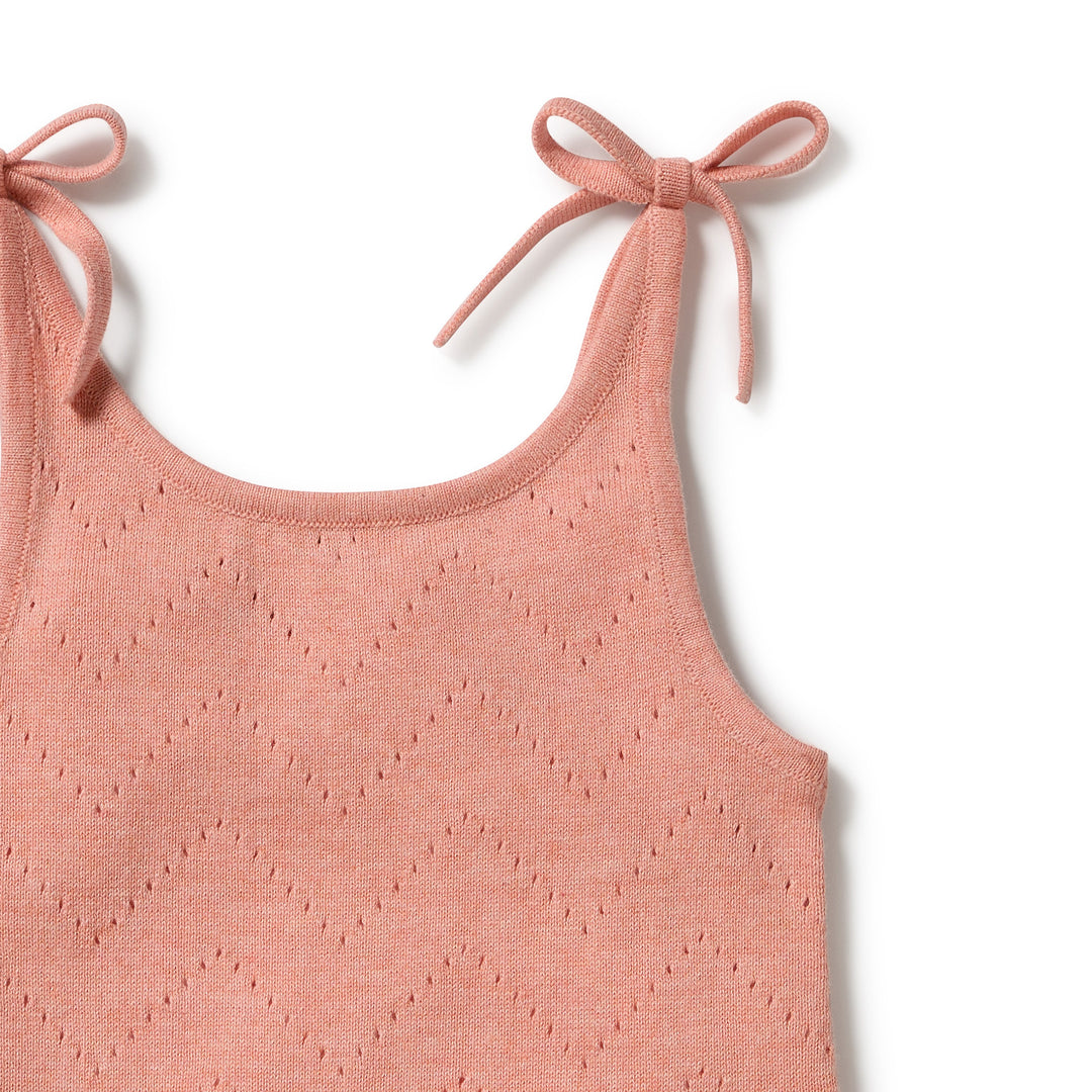 Petal Pink Knitted Pointelle Set | Wilson & Frenchy