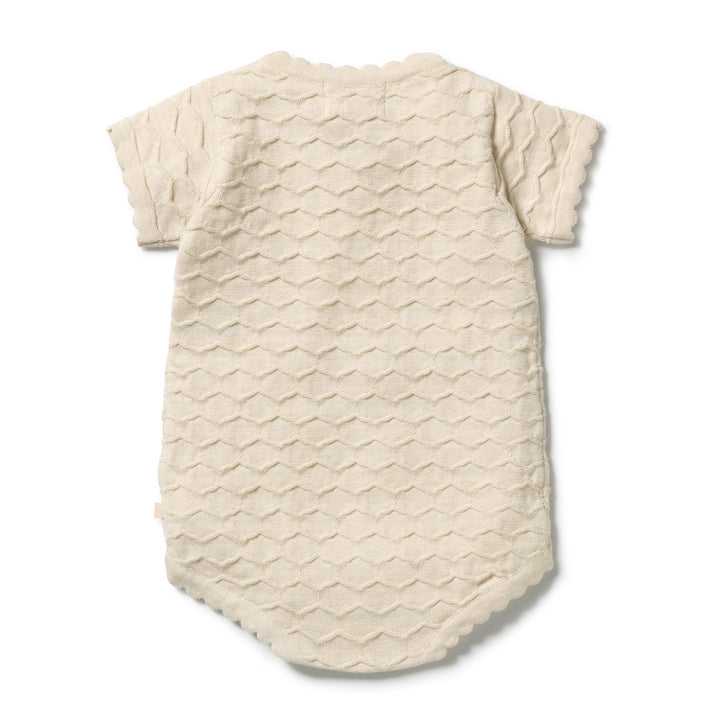 Milk Cloud Knitted Chevron Bodysuit | Wilson & Frenchy
