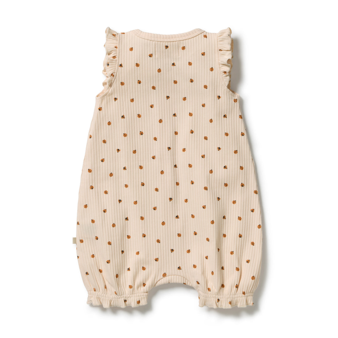 Little Lady Bugs Ruffle Zipsuit | Wilson & Frenchy