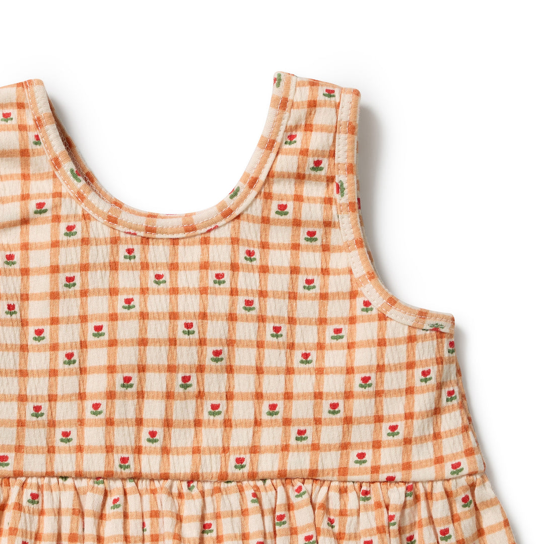 Checkerberry Crinkle Ruffle Set | Wilson & Frenchy