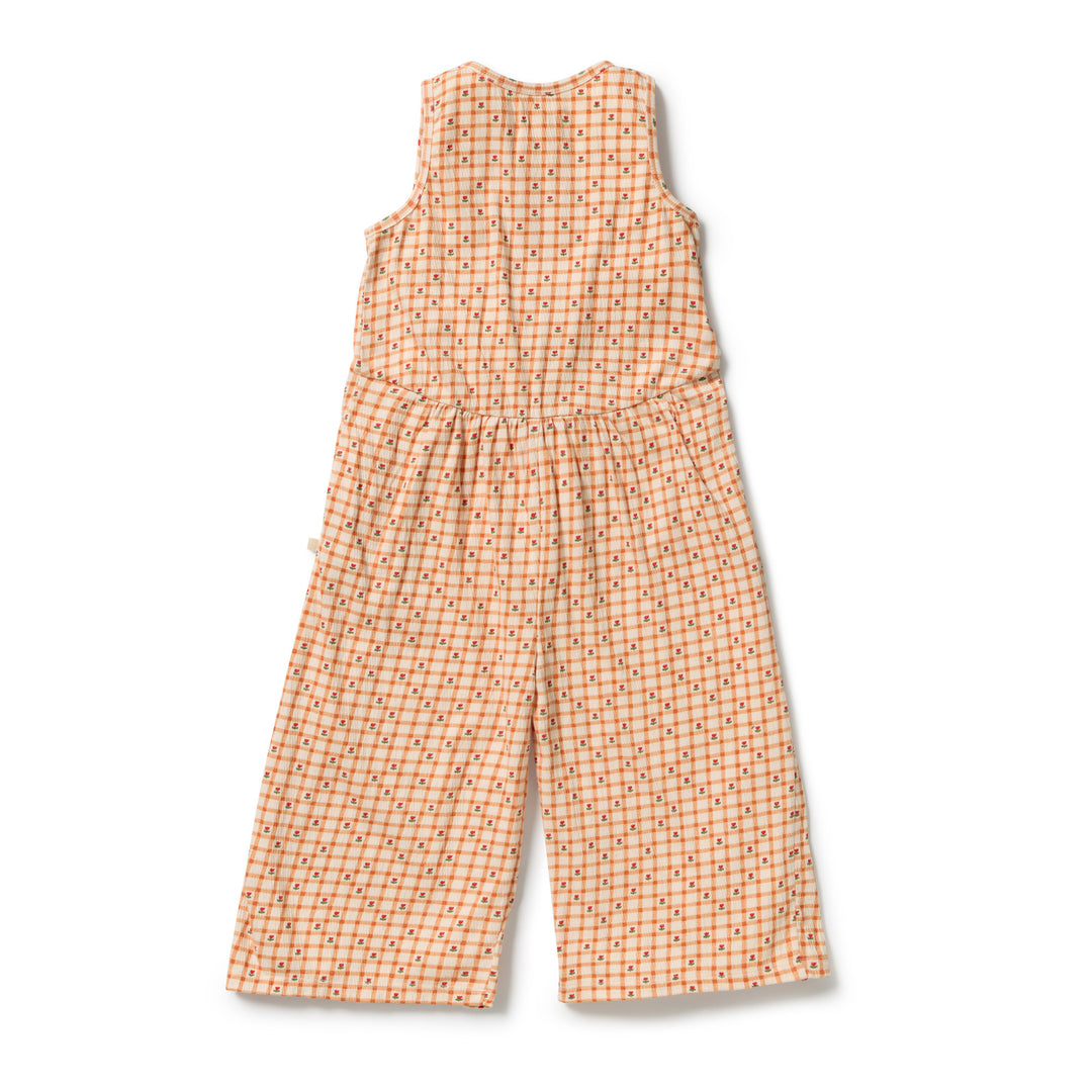 Checkerberry Crinkle Jumpsuit | Wilson & Frenchy