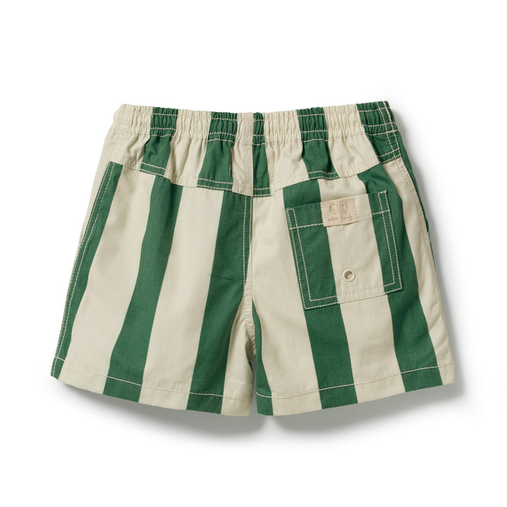 Lagoon Stripe Swim Board Short | Wilson & Frenchy