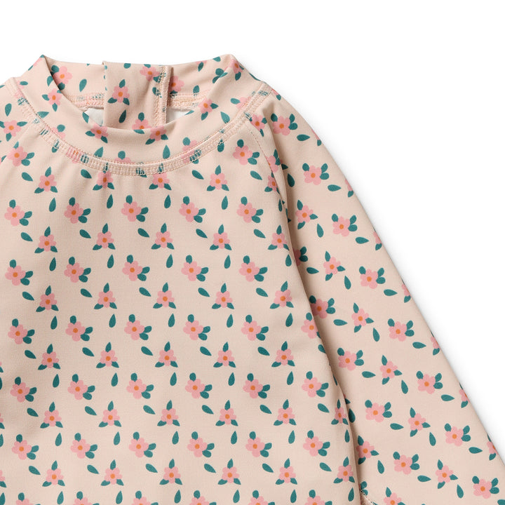 Little Blossom Cutwork Rashie Swimset | Wilson & Frenchy