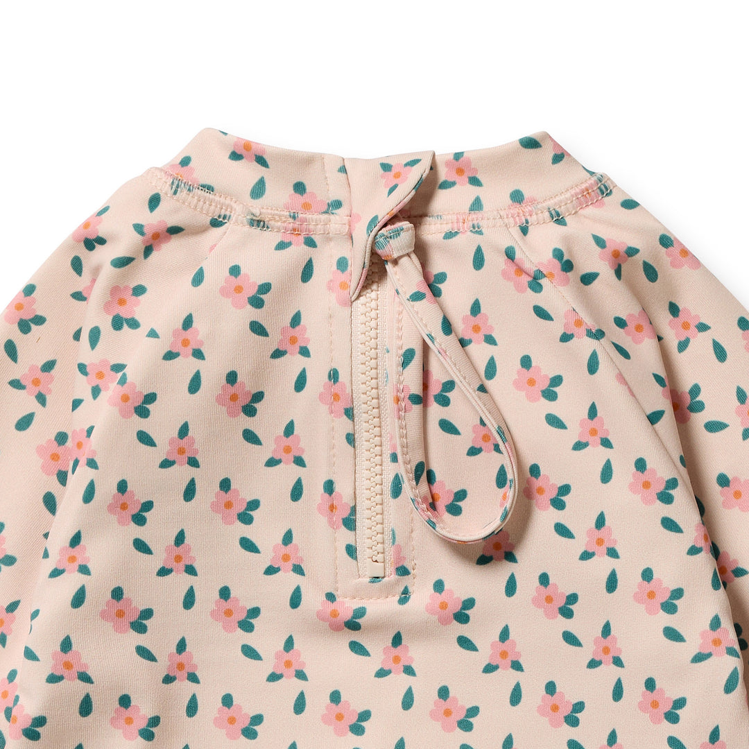 Little Blossom Cutwork Rashie Swimset | Wilson & Frenchy
