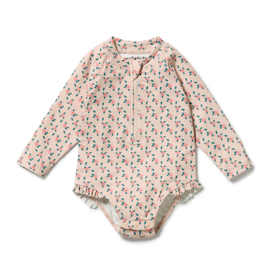 Little Blossom Long Sleeved Swimsuit | Wilson & Frenchy
