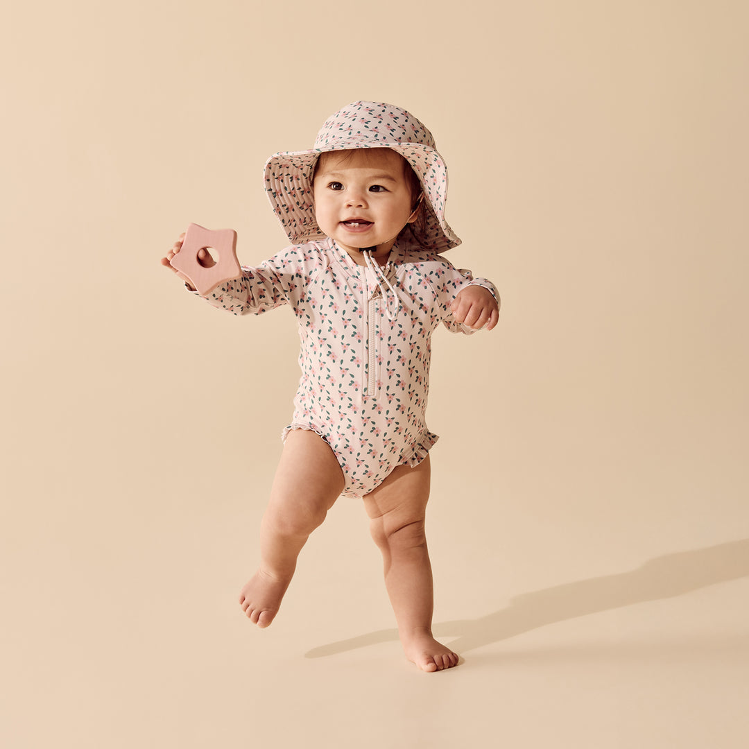 Little Blossom Long Sleeved Swimsuit | Wilson & Frenchy