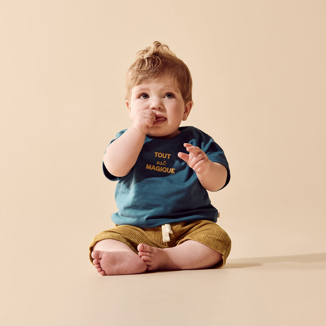 Amber Glow Organic Cord Short | Wilson & Frenchy