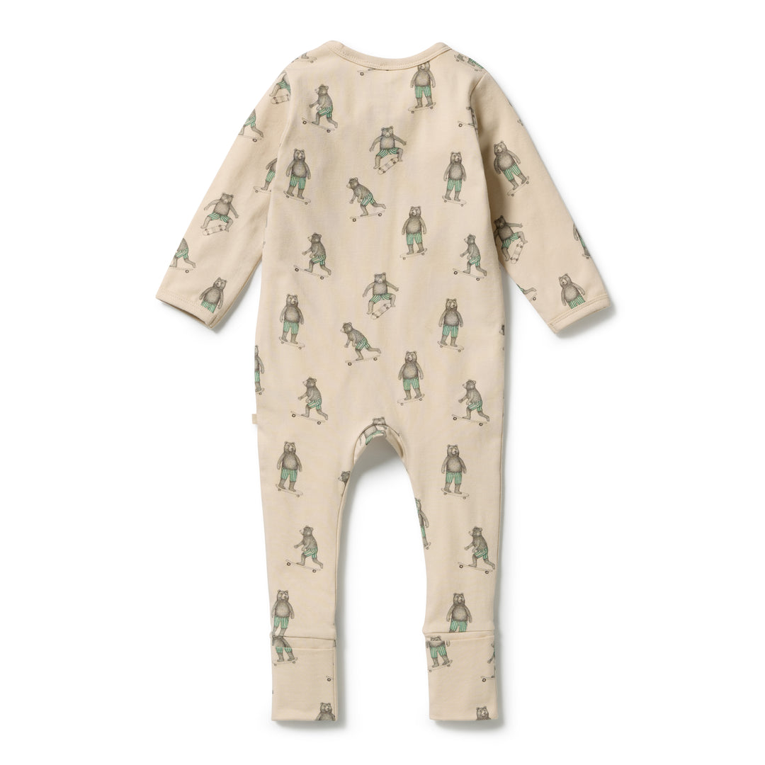 Skater Club Zipsuit with Feet | Wilson & Frenchy