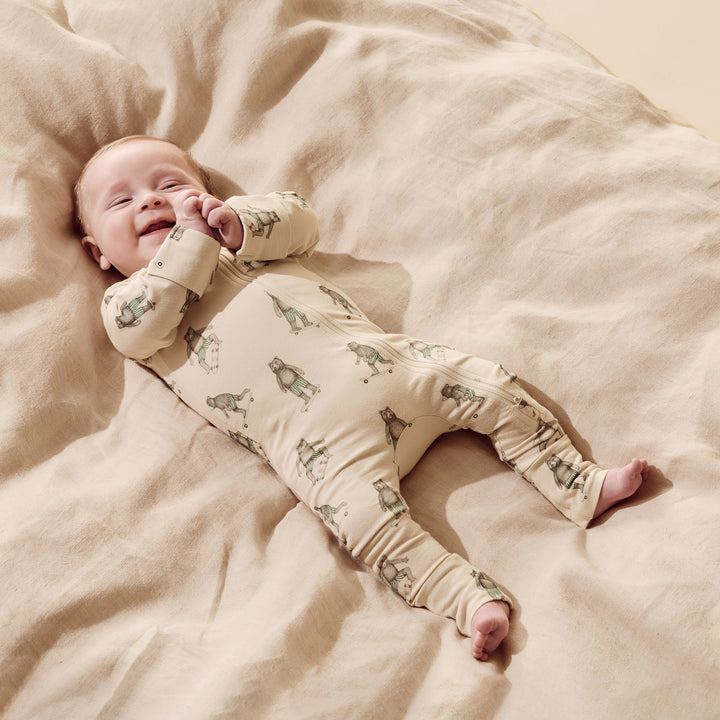 Skater Club Zipsuit with Feet | Wilson & Frenchy