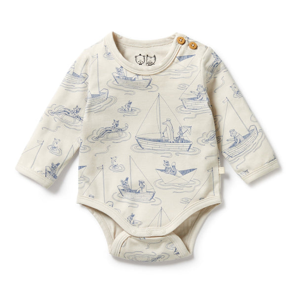 Wilson & Frenchy sail away bodysuit available from www.thecollectivenz.com
