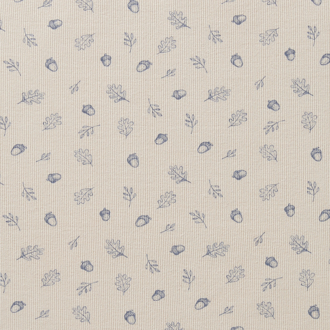 Wilson & Frenchy falling leaved cot sheets available from www.thecollectivenz.com
