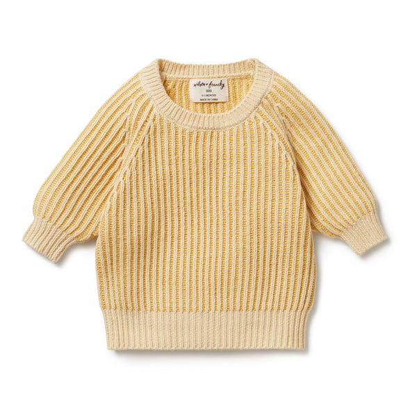 Wilson & Frenchy dijon knitted ribbed jumpers available from www.thecollectivenz.com