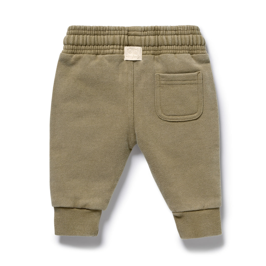Olive Organic Terry Sweat Pant