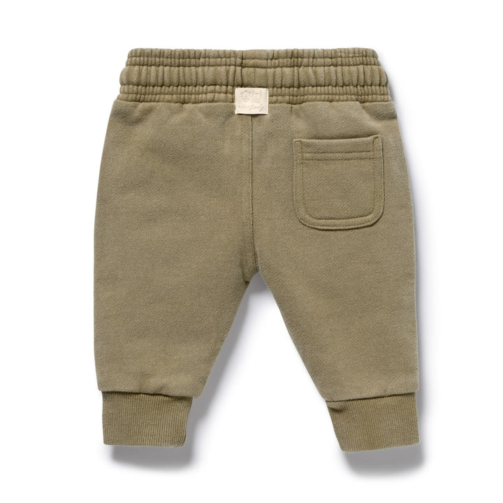 Olive Organic Terry Sweat Pant