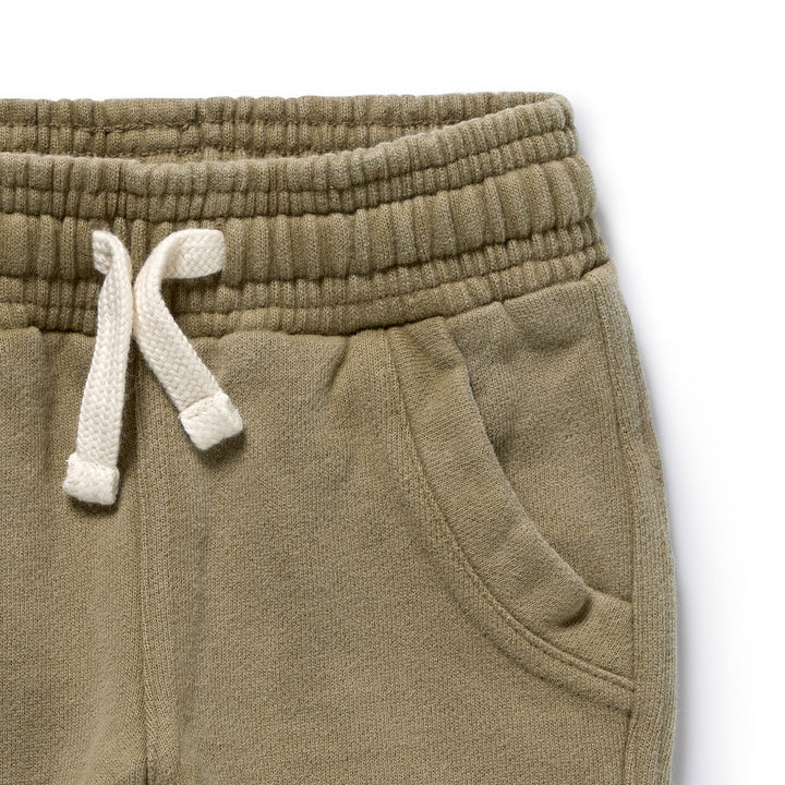Olive Organic Terry Sweat Pant