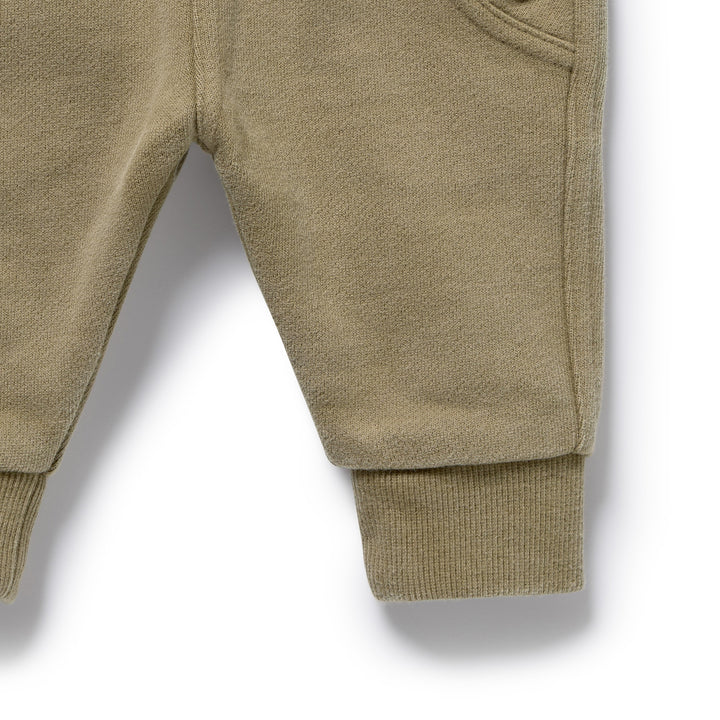 Olive Organic Terry Sweat Pant