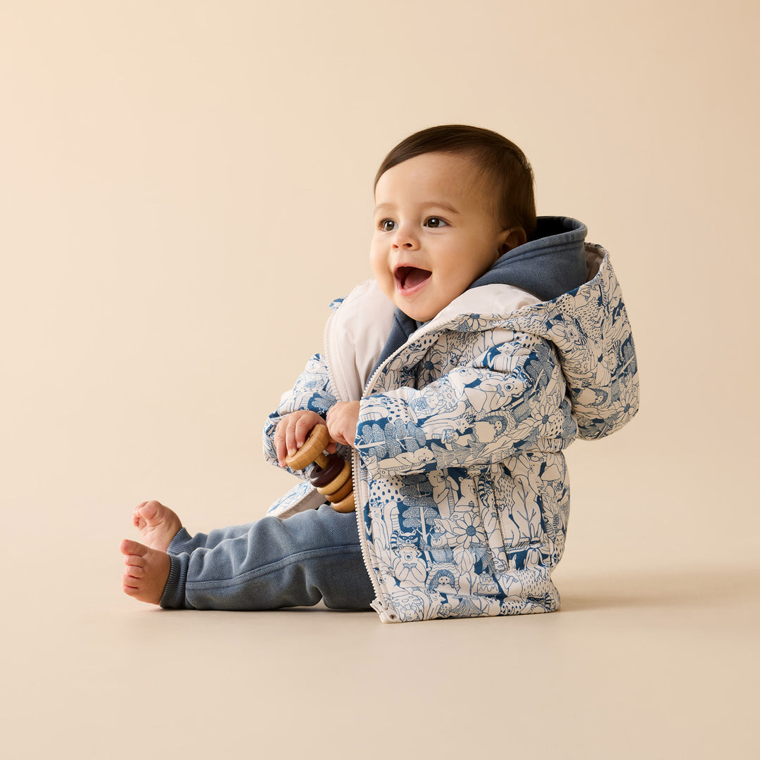 Twilight Blue Organic Terry Sweat Pant